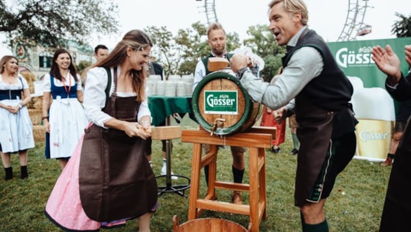 Zum Auftakt der Live Show gibt’s ab 18:00 Uhr den Gösser-Bieranstich auf Krone.at (Bild: Lukas Kucera)