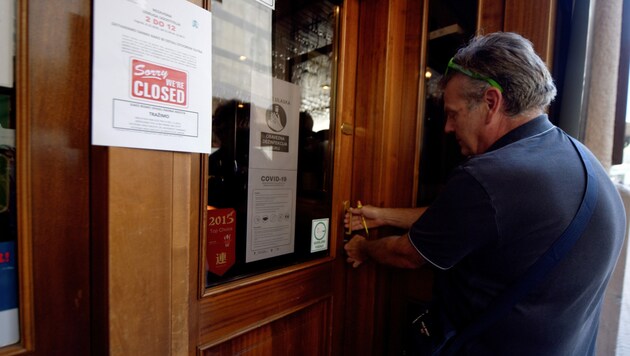 Lokale in Zagreb werden weiterhin auf Touristen aus Österreich verzichten müssen. (Bild: AFP)