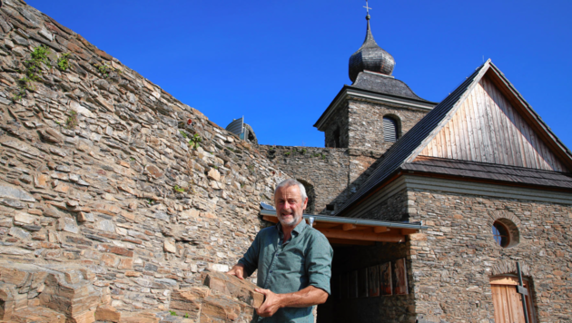 In Glanegg geht der Burgbau weiter. (Bild: Evelyn HronekKamerawerk)