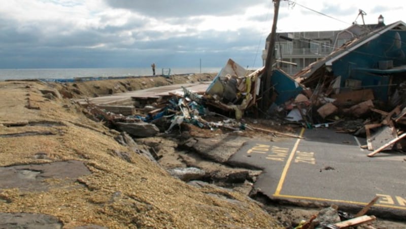 In New Jersey wütete erst kürzlich der Supersturm Sandy. Zahlreiche Wissenschaftler machen den Klimawandel für extreme Wetterereignisse verantwortlich. (Bild: AP)