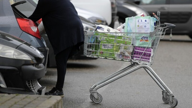 Schauen Sie, dass Sie genug Hygieneprodukte zu Hause haben. (Bild: AFP/Frederick Florin)