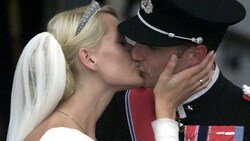 2001 gaben sich Mette-Marit und Prinz Haakon das Jawort. (Bild: AFP)