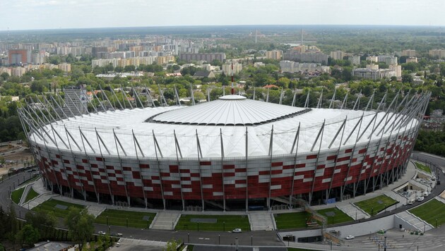 Polen wird im Warschauer Nationalstadion ein provisorisches Krankenhaus für Corona-Patienten einrichten. (Bild: AFP)