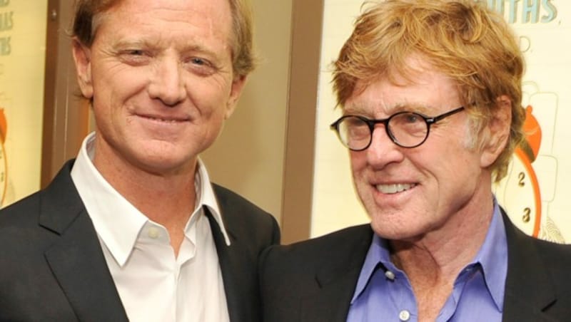 James Redford mit seinem Vater, Oscarpreisträger Robert Redford (Bild: 2012 Getty Images)