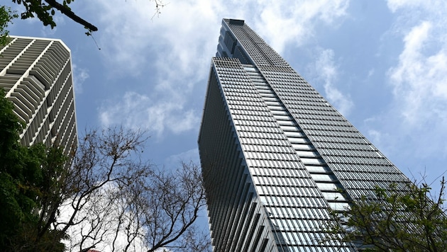 Seine Penthouse-Wohnung im Guoco Tower von Singapur hatte sich James Dyson 54 Millionen Dollar kosten lassen. (Bild: AFP)