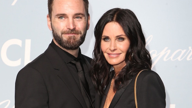 Courteney Cox with her partner Johnny McDaid (Bild: www.PPS.at)