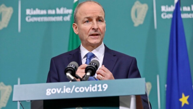 Irlands Premierminister Micheal Martin (Bild: AFP)