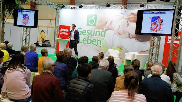 The "Healthy Living" fair in Klagenfurt offers a varied program of exciting lectures. (Bild: Uta Rojsek-Wiedergut)