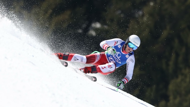 Im März raste Stefan Rieser zu Junioren-WM-Gold im Super G. (Bild: GEPA pictures/ Andreas Pranter)