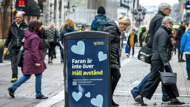 Ältere Menschen werden in Schweden nicht mehr dazu aufgefordert, sich selbst zu isolieren. (Bild: AP)