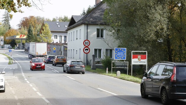 Grenzübergang am Walserberg (Bild: Tschepp Markus)