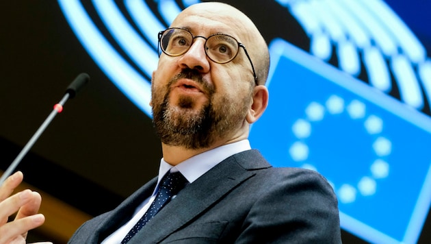 EU-Ratspräsident Charles Michel (Bild: AP)