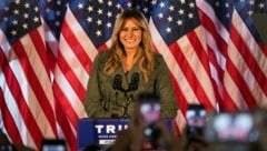 Melania Trump bei dem Wahlkampf-Event in Atglen (Bild: AFP)