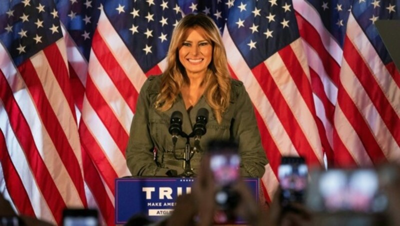 Melania Trump bei dem Wahlkampf-Event in Atglen (Bild: AFP)