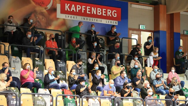 Außer Gefecht! Die Kapfenberger Fans müssen vorerst auf Basketball verzichten. (Bild: GEPA pictures)