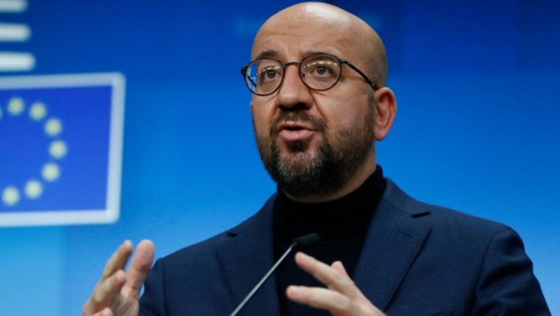 EU-Ratspräsident Charles Michel (Bild: AP)