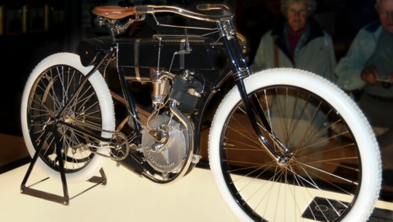 Das Vorbild für das E-Bike namens Serial 1: die erste Harley-Davidson aus dem Jahr 1903 mit dem Spitznamen „Serial Number One“ (Bild: Danemroberts)