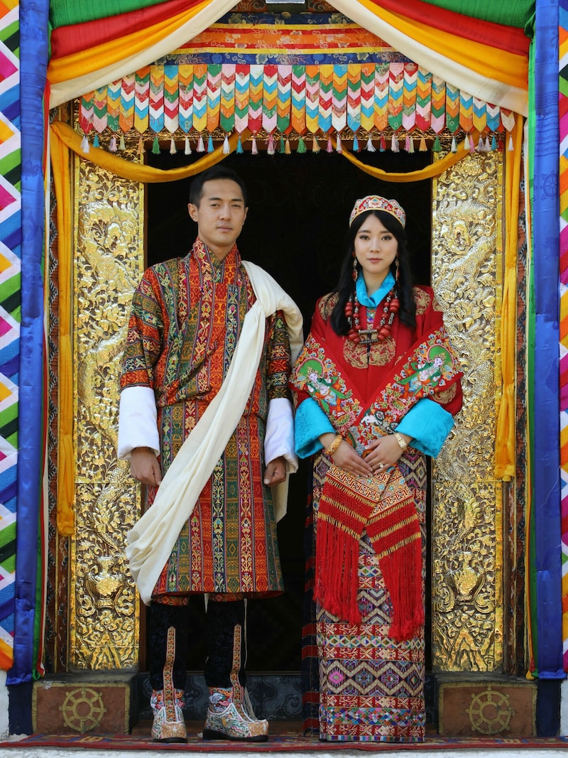 Prinzessin Eeuphelma Choden Wangchuck und Dasho Thinlay Norbu (Bild: AFP or licensors)