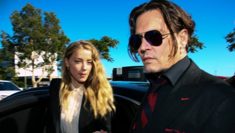 Amber Heard und Johnny Depp (Bild: AP/AFP)