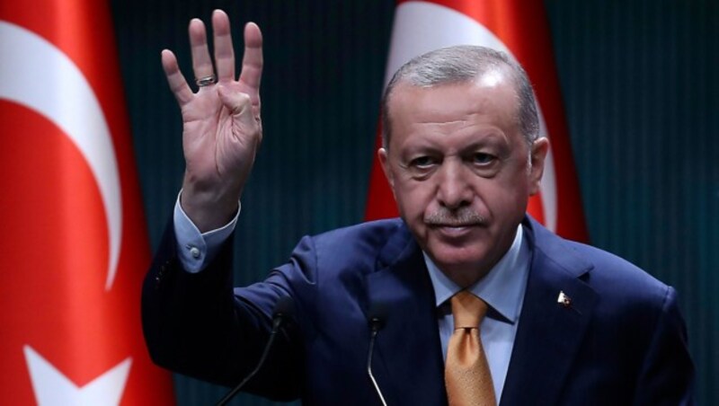 Der türkische Präsident Recep Tayyip Erdogan (Bild: APA/AFP/Adem ALTAN)