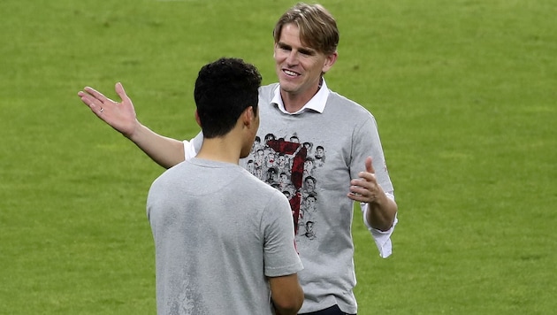 Salzburgs Sportdirektor Christoph Freund fiebert dem Duell mit dem FC Bayern entgegen. (Bild: Tröster Andreas)