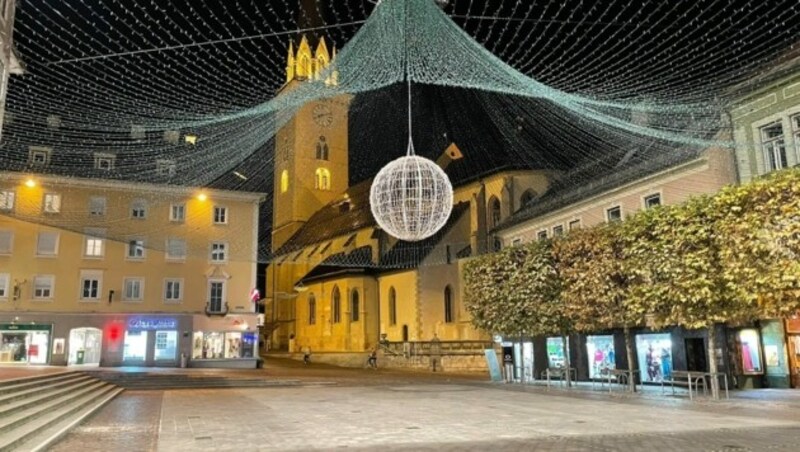 Gespenstische Stille auch in Villach (Bild: Hannes Wallner)