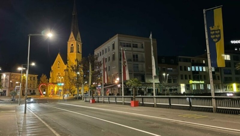 Gespenstisch präsentiert sich Villach. (Bild: Hannes Wallner)