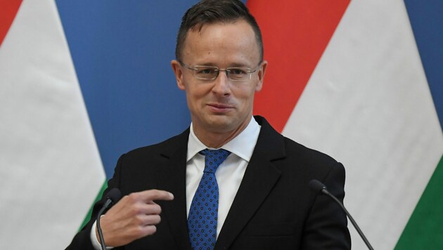 Ungarns Außenminister Peter Szijjarto (Bild: AFP)