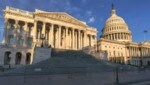 Das Bild zeigt jene Seite des Kapitols in Washington, wo sich das Repräsentantenhaus befindet. (Bild: AP)