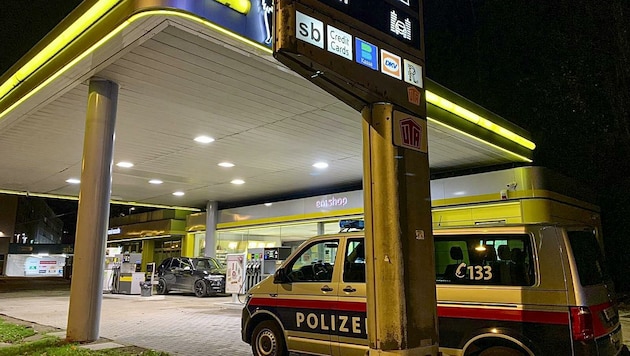 Tatort: Eni-Tankstelle an der Schallmooser Hauptstraße (Bild: Tschepp Markus)