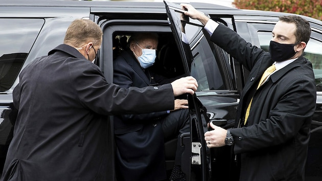Der Secret Service folgt Präsidentschaftskandidat Joe Biden auf Schritt und Tritt. (Bild: AP)