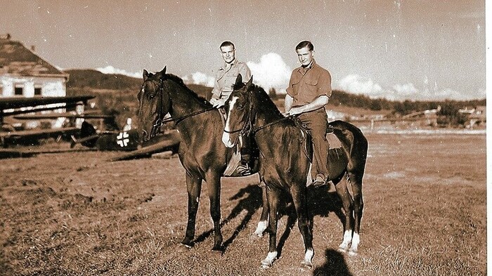Britische Soldaten waren oft zu Pferd zum Wörthersee unterwegs.