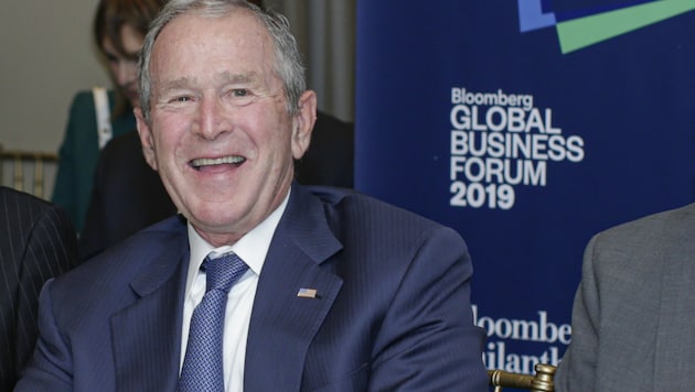 Der ehemalige US-Präsident George W. Bush gratulierte Joe Biden zum Sieg bei der Präsidentschaftswahl. (Bild: AFP)