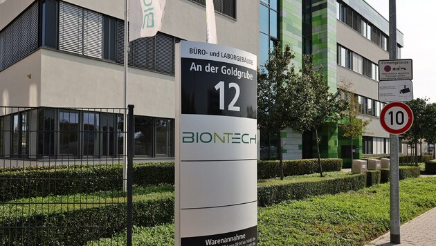 Die Zentrale der Firma Biontech in Mainz (Bild: APA/AFP/Yann Schreiber)