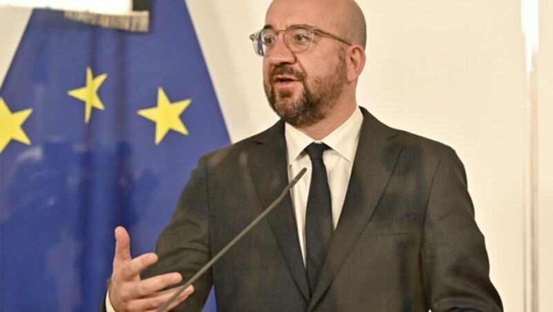 EU-Ratspräsident Charles Michel (Bild: APA/HANS PUNZ)