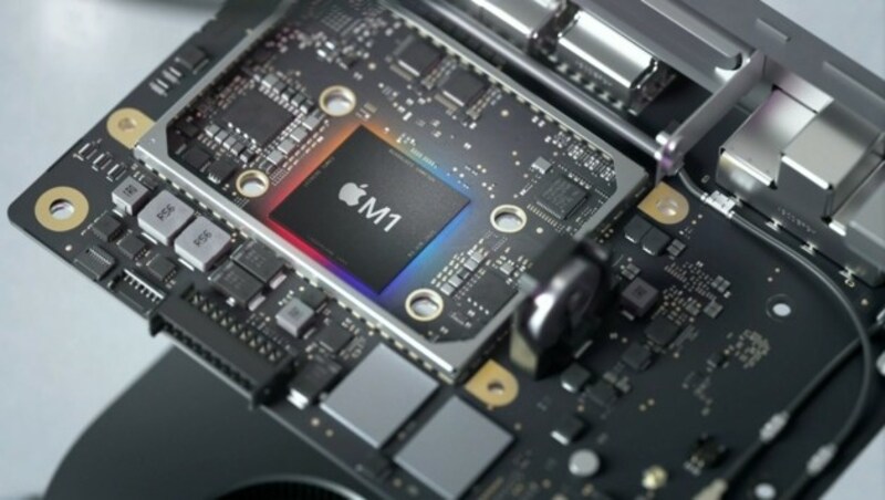 Apple will mit seinem M1-Prozessor auf ARM-Basis Laptop-Prozessoren auf x86-Basis übertrumpfen. (Bild: Apple)