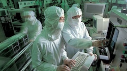Aufnahme aus einer Prozessorfabrik von TSMC in Taiwan (Bild: Taiwan Semiconductor Manufacturing Co., Ltd.)