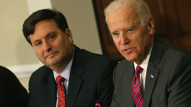 Ron Klain und Joe Biden (Bild: AFP)
