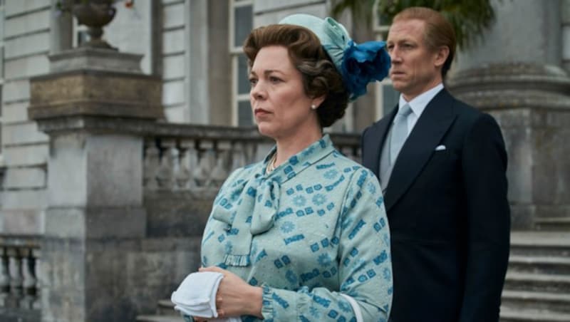 Queen Elizabeth II. (Olivia Coleman) und Prinz Philip (Tobias Menzies) (Bild: Netflix 2020, Inc)