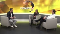 Barbara Muhr (Mitte) und Wolfgang Thiem (re.) zu Gast bei Michael Fally im krone.tv-Studio (Bild: krone.tv)