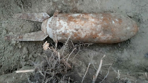 Der Zünder der Fliegerbombe wurde entschärft, das Kriegsrelikt abtransportiert. (Bild: LPD Wien)