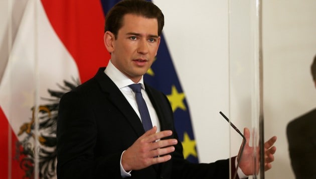 Bundeskanzler Sebastian Kurz (ÖVP) (Bild: AP)