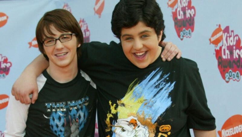 Drake Bell und Josh Peck waren die Stars der Nickelodeon-Serie „Drake and Josh“ (Bild: 2004 Getty Images)