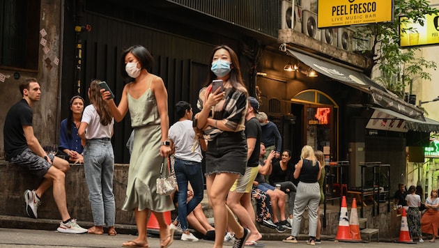 Reges Treiben in Hongkong (Bild: AFP)