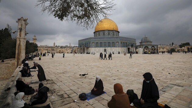 Die Al-Aqsa-Moschee in der Altstadt von Jerusalem. (Bild: AP)