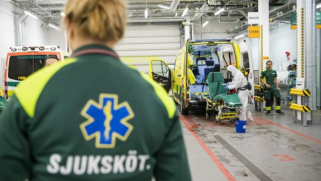 Schwedisches Krankenhaus (Bild: AFP)