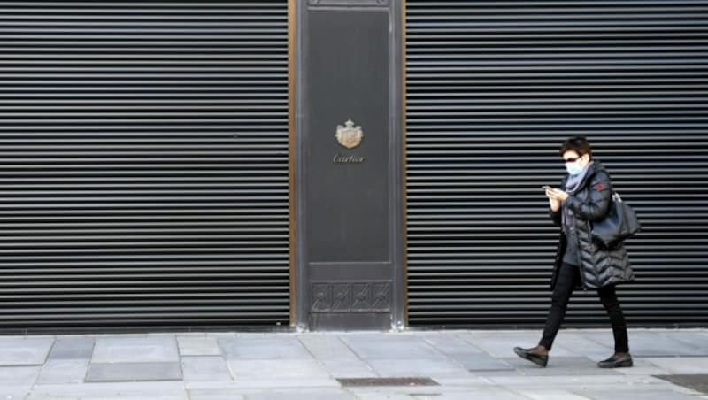 Ein Großteil des Handels muss derzeit geschlossen halten. (Bild: APA/Helmut Fohringer)