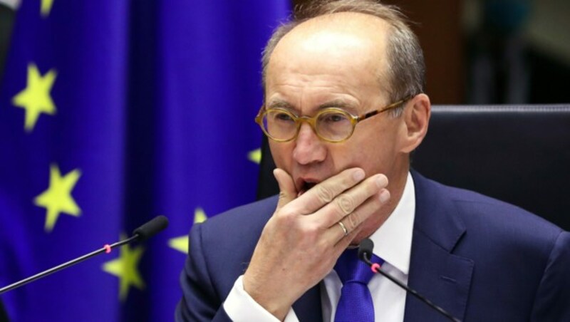 Othmar Karas (Bild: APA/AFP/Pool/Yves Herman)