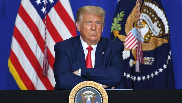 Der (noch) amtierende US-Präsident Donald Trump (Bild: AFP/MANDEL NGAN)