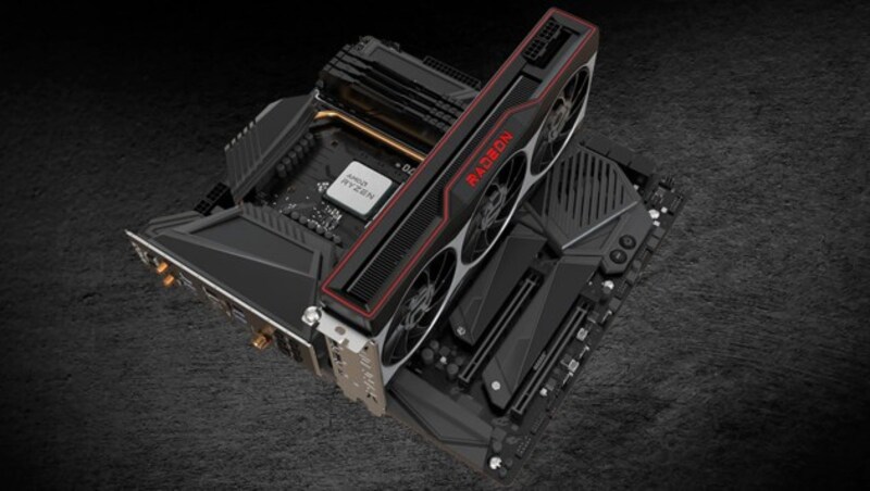 Pfeilschnell, aber kaum zu akzeptablen Preisen zu bekommen: AMDs Radeon RX 6800 XT (Bild: AMD)